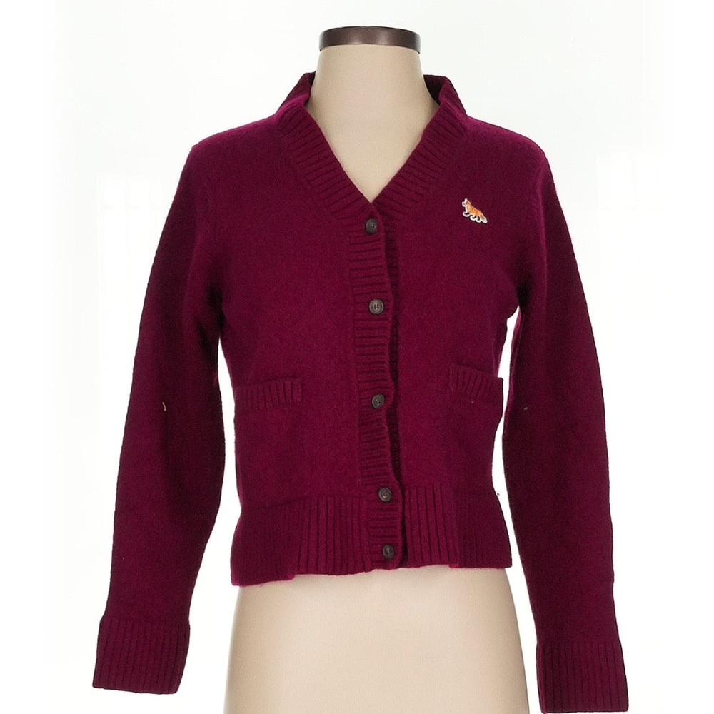 Maison Kitsune Wool Cardigan